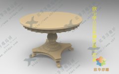 餐桌3D模型_学员zbrush作品